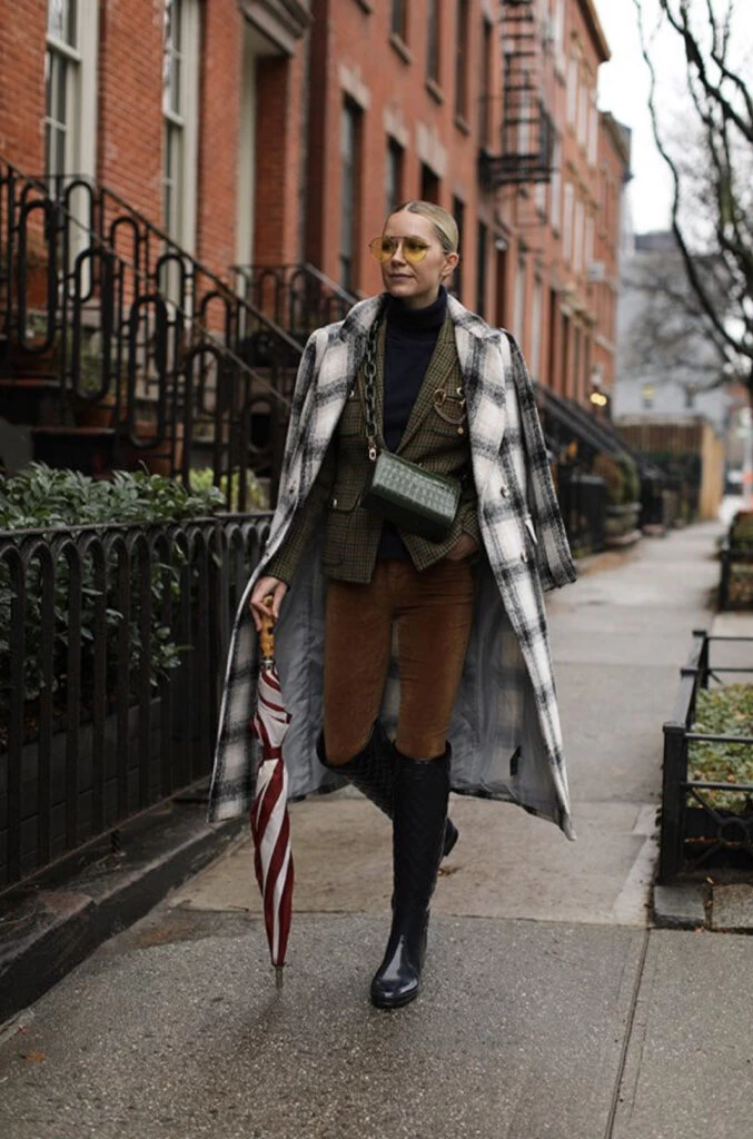 Botas lluvia, el accesorio perfecto para días grises. Foto: Pinterest.