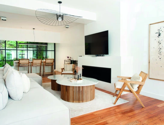 Una casa en la que la decoración y reforma "va por dentro"