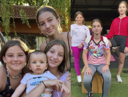 Cómo pasan su tiempo libre Indiana, Allegra y Sienna, las hijas de Cubero mientras Nicole Neumann prepara su casamiento