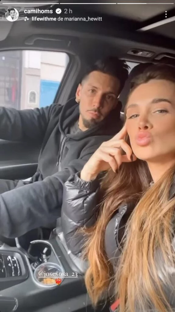 Cami Homs y su nuevo novio, José Sosa