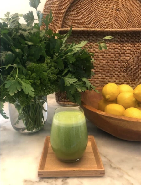 Jugo frutal de Juliana Awada