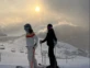 Juiana Awada esquiando en Bariloche