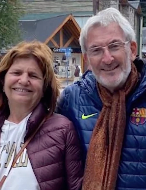 Patricia Bullrich y Guillermo Yanco, su marido