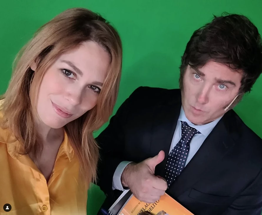 Lilia Lemoine y Javier Milei