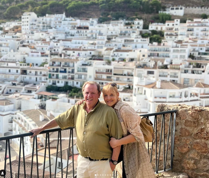 Jimena Monteverde con Mariano Monteverde.