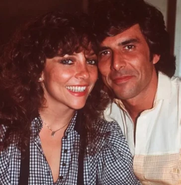 Jorge Martínez con Verónica Castro