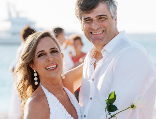 Las mejores fotos de la segunda boda de Sandra Borghi en Aruba