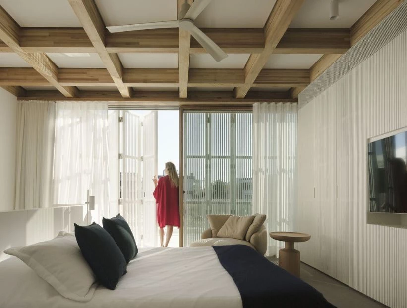 Una casa de vacaciones, simple y natural que transmite serenidad