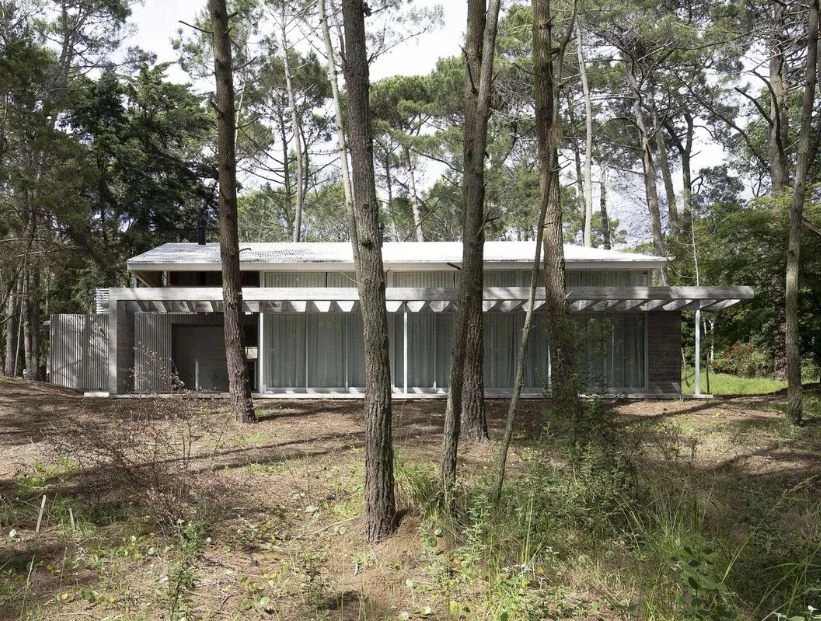 Casa Pingüino: una moderna vivienda de vacaciones en Cariló