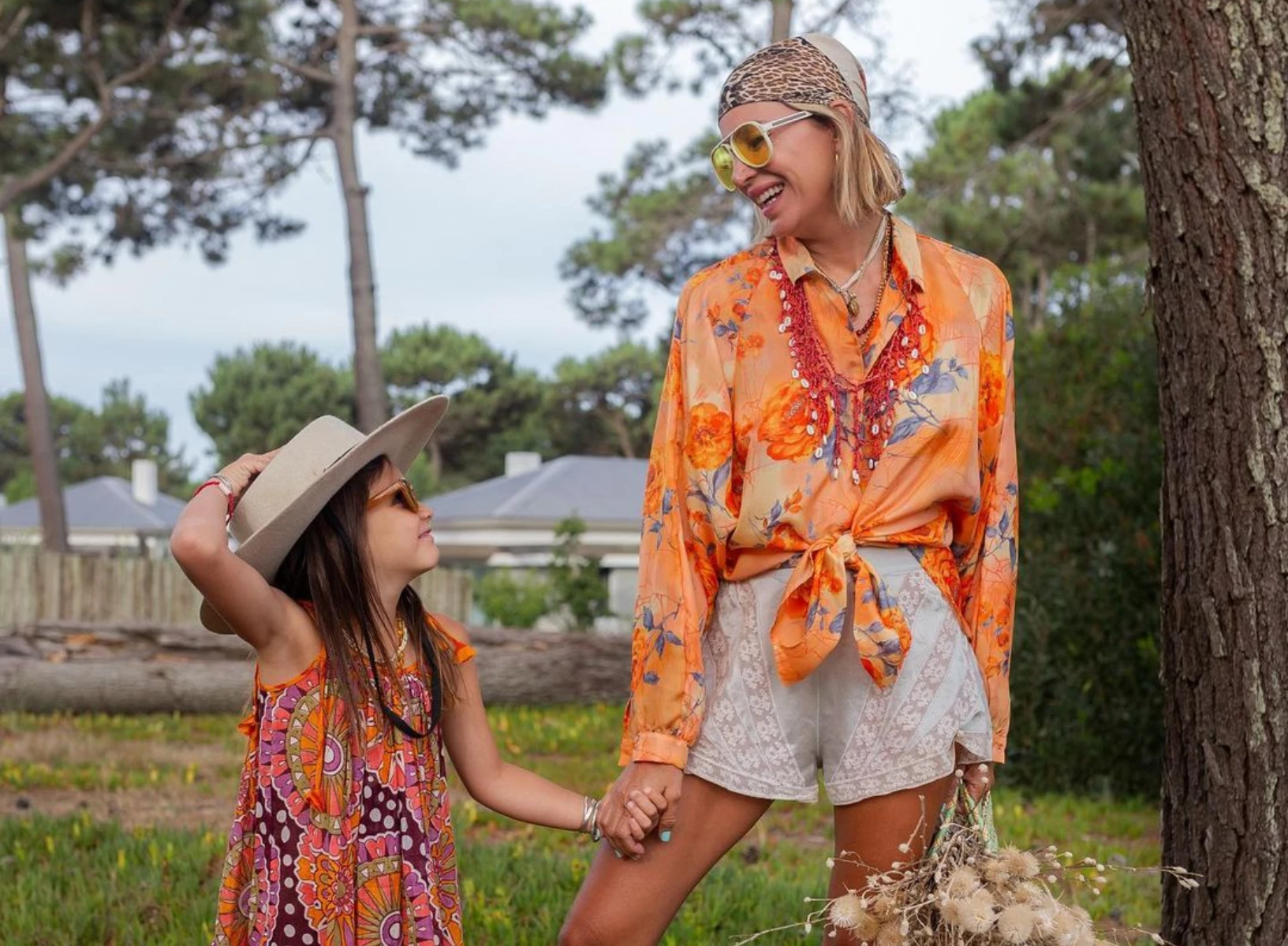 Dolores Barreiro mostró el look hippie chic de su hija Indra