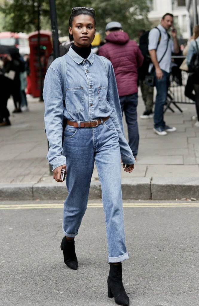 El jean se viene en todas sus variantes esta temporada. Foto: Pinterest.