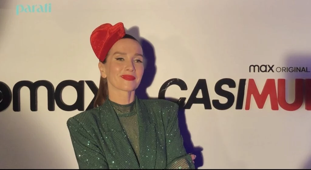 El look repleto de brillos de Natalia Oreiro.