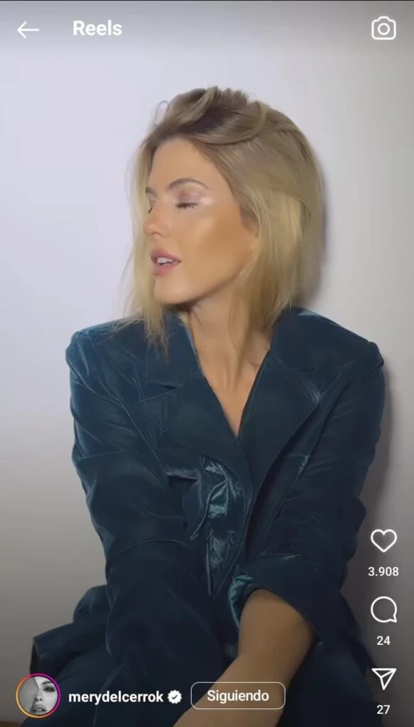 El sofisticado look de Mery del Cerro