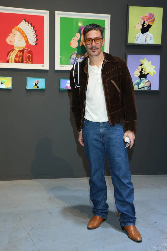 Emmanuel Horvilleur en el lanzamiento de Fancy Monas en arteBA_MC Galería