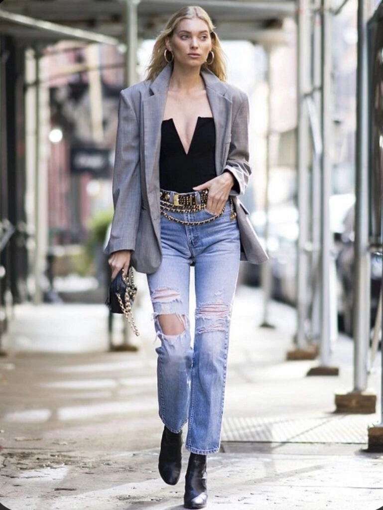 Esta primavera/verano 23-24 vuelven los cintos y te enseñamos cómo usarlos. Foto: Pinterest.