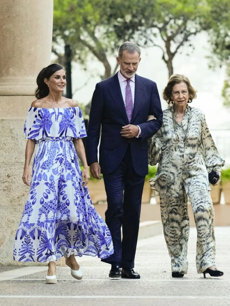 El look boho chic de Letizia. Foto: Fotonoticias.