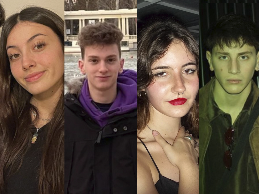 El legado de Los Simuladores: ellos son Mora, Juan, Anita y Pedro, los hijos de Peretti, Seefeld, Fiore y D'Elía