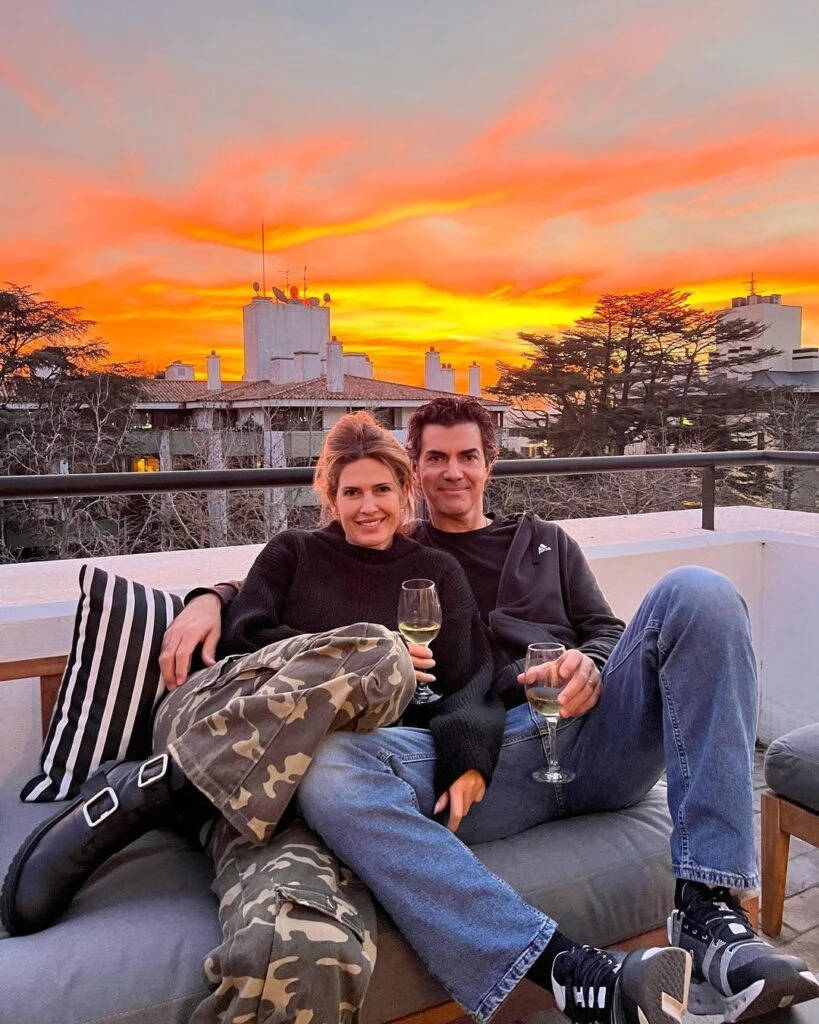 Isabel Macedo y Juan Manuel Urtubey en Uruguay