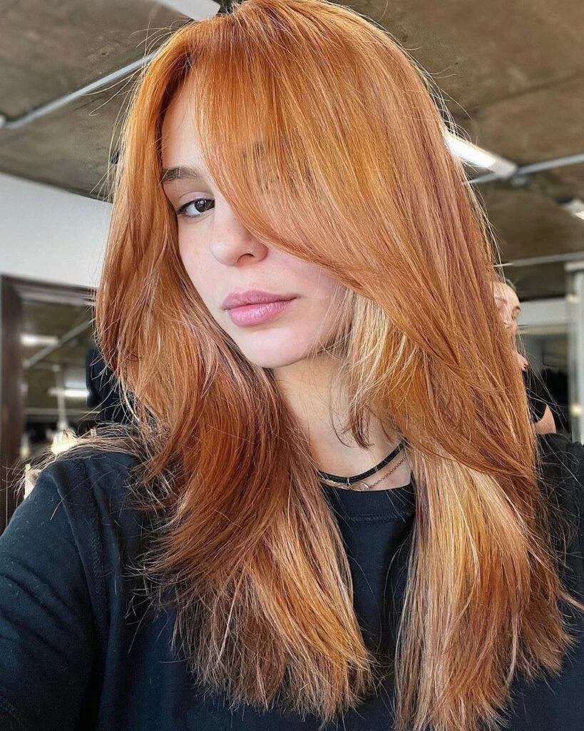 Juanita Tinelli con cambio de look, adoptó el blorange. Foto: IG.