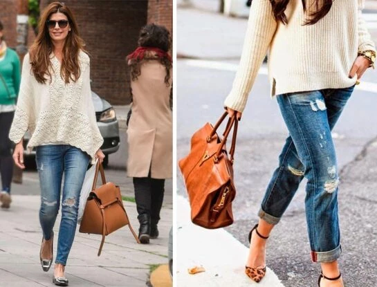 Los secretos de Juliana Awada para lucir jeans rotos en cualquier ocasión
