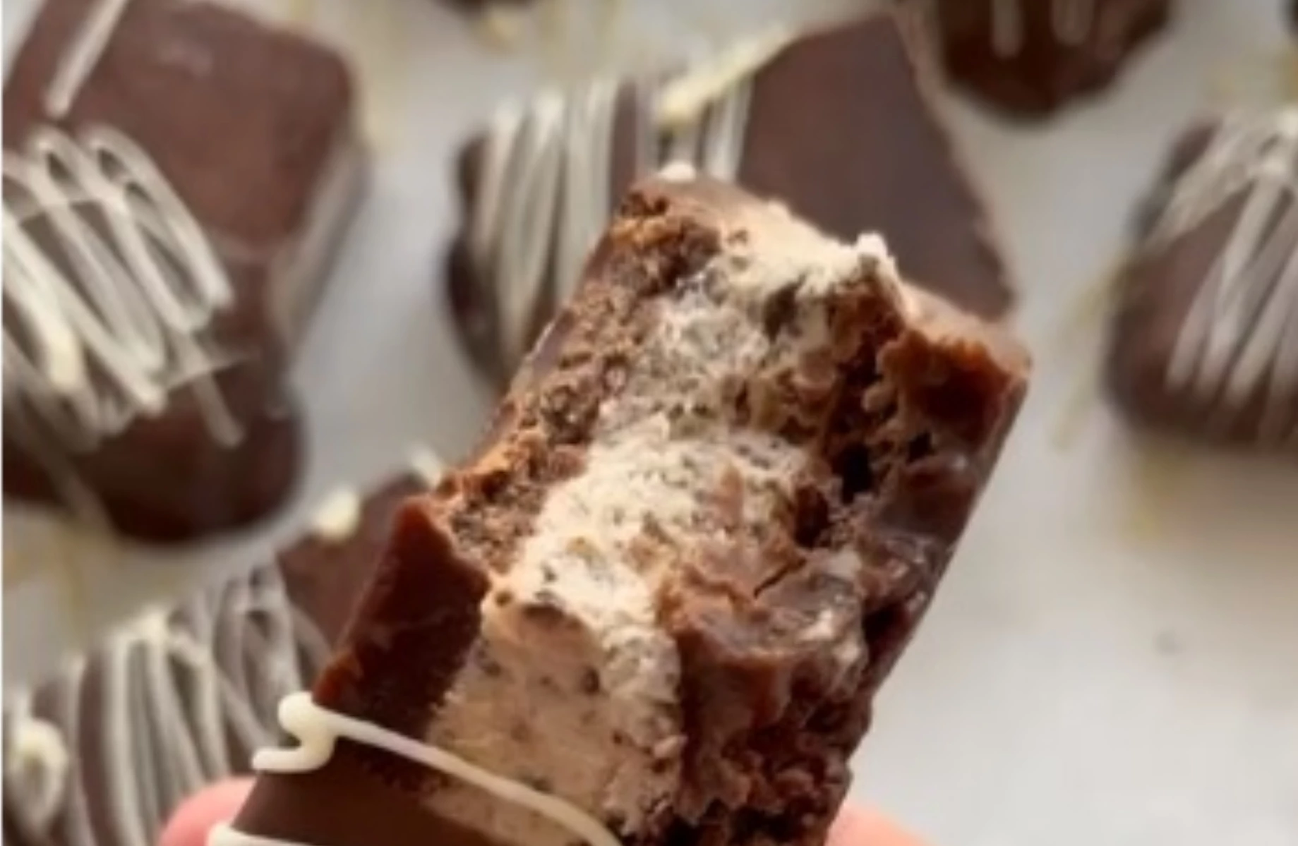 La receta de alfajores brownies súper originales