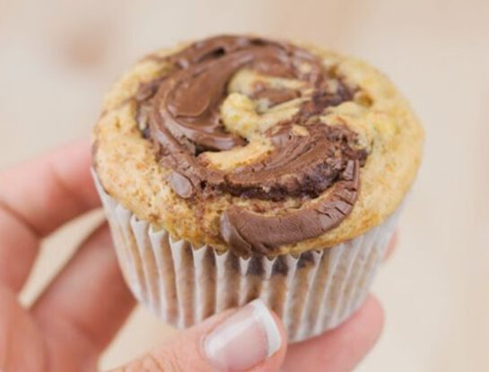 La receta de muffins marmolados que no llevan manteca