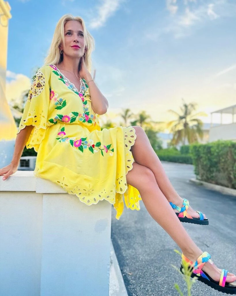 Luisana Lopilato con look primaveral