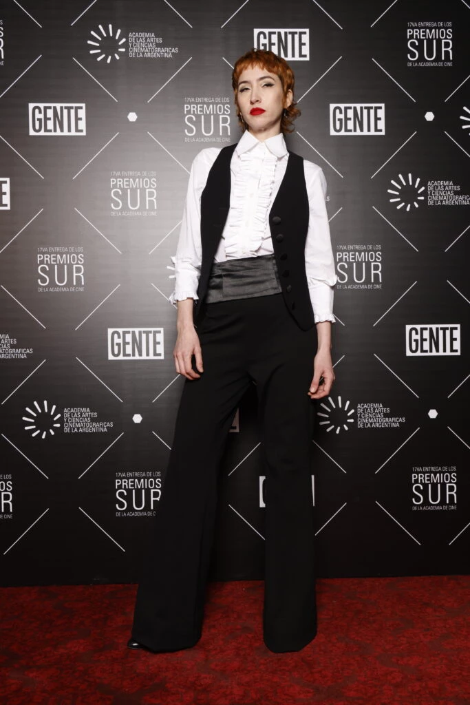 Sofía Castiglione en los premios sur