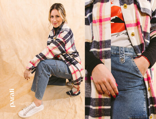 Moda práctica: 3 looks cancheros con camisaco a cuadros
