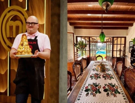 Así es la fabulosa casa de Rodolfo, el finalista de MasterChef: con estilo colonial y gran piscina
