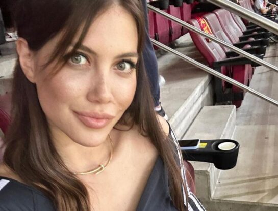 El look deportivo de Wanda Nara para alentar a Mauro Icardi