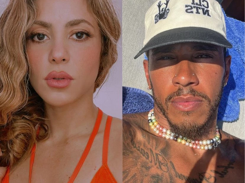 Romance Shakira y Lewis Hamilton