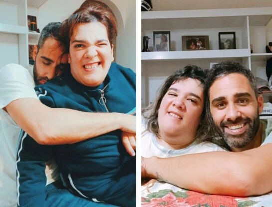 El amor incondicional del Pollo Álvarez por Victoria, su hermana menor, quien estuvo dos años en terapia intensiva
