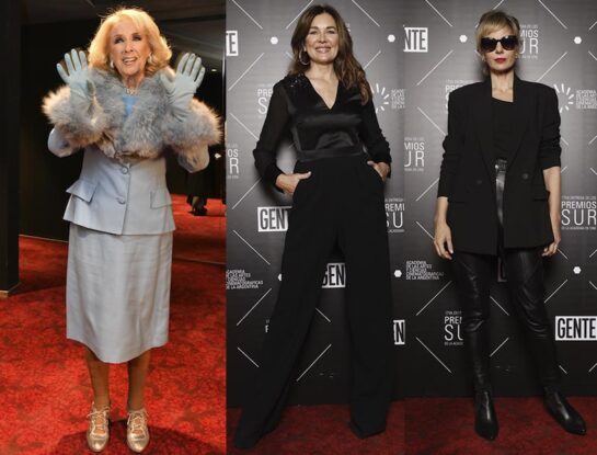 Vidriera: de Mirtha Legrand a Andrea Frigerio y Julieta Cardinali, los mejores looks de los Premios Sur