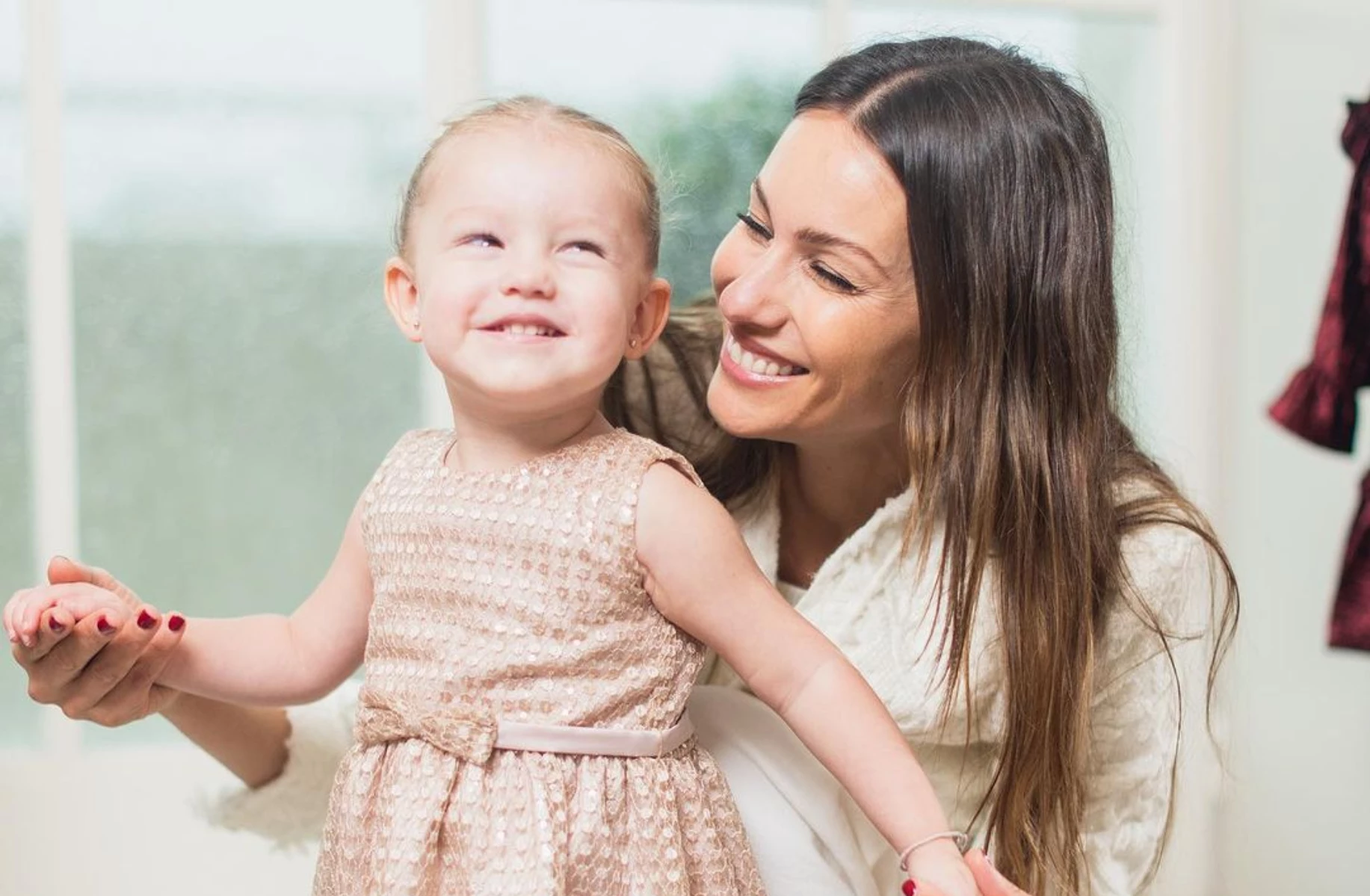 Pampita compartió las fotos más tiernas junto a su hija Ana García Moritán
