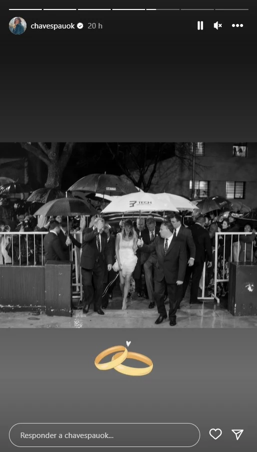 Paula Chaves recordó su boda con Pedro Alfonso