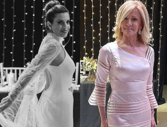El look soñado de Laurencio Adot para Susana Roccasalvo en el casamiento de su hija