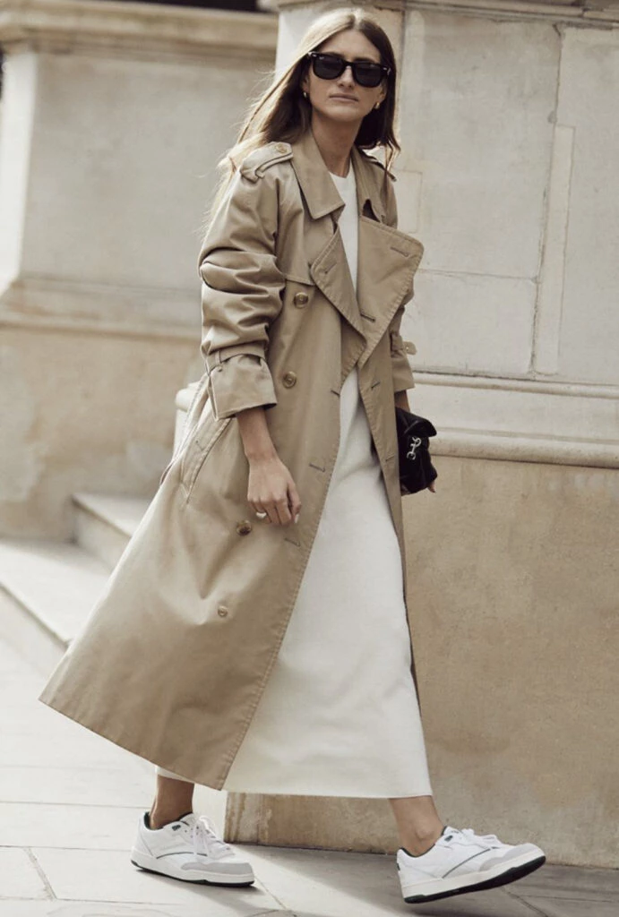 Trench, la prenda perfecta de entretiempo. Foto: Pinterest.