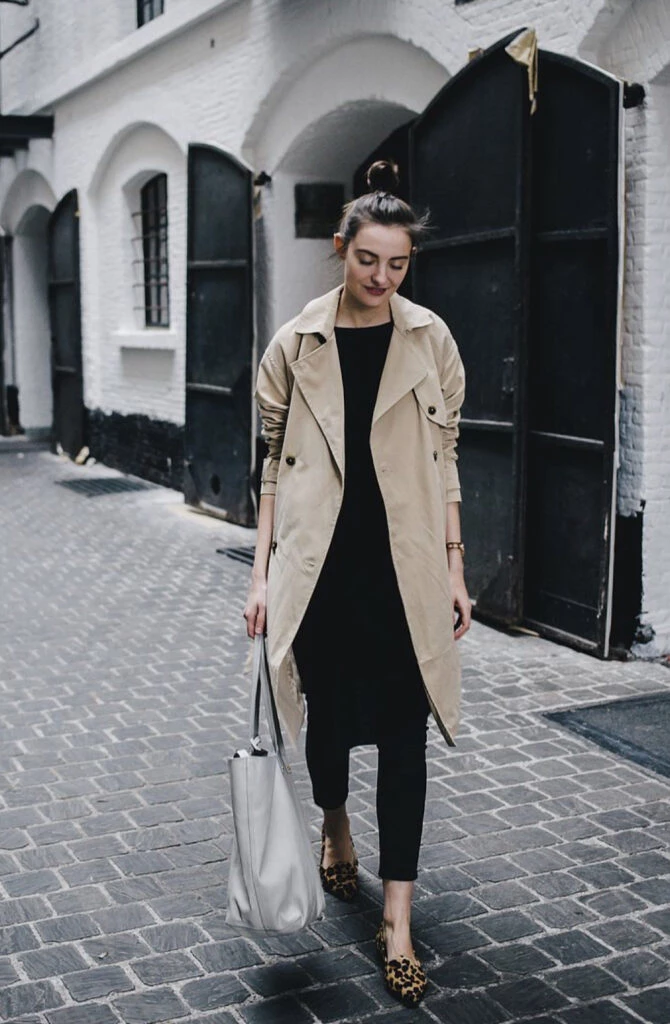 Trench, la prenda perfecta de entretiempo. Foto: Pinterest.