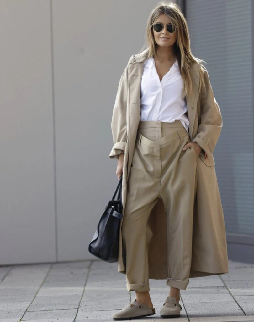 Trench, la prenda perfecta de entretiempo. Foto: Pinterest.