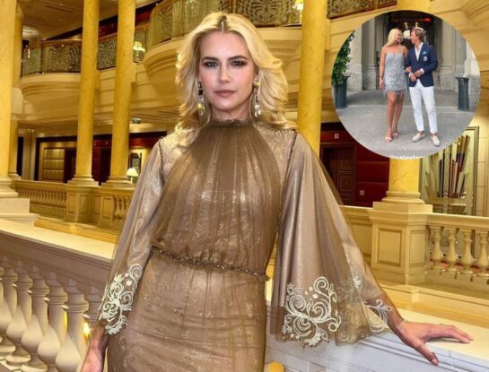 Valeria Mazza lució un look shiny ideal para un cocktail