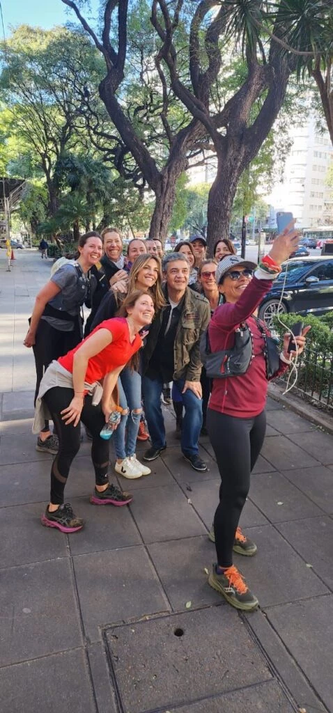 María Belén Ludueña y Jorge Macri