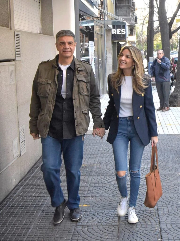 María Belén Ludueña y Jorge Macri