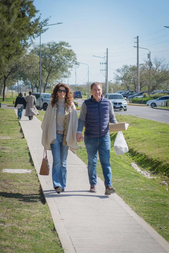 Analía Maiorana y Diego Santilli