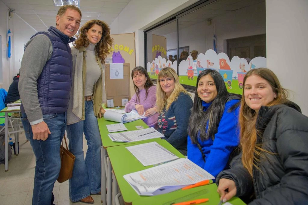 Analía Maiorana y Diego Santilli