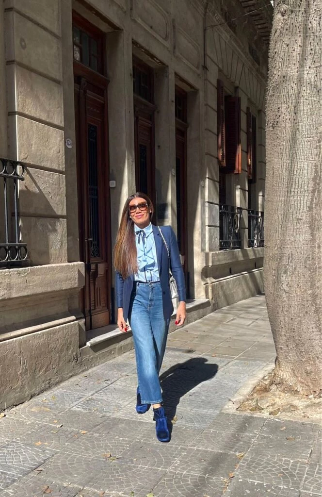 Look de Flor de la V en las PASO