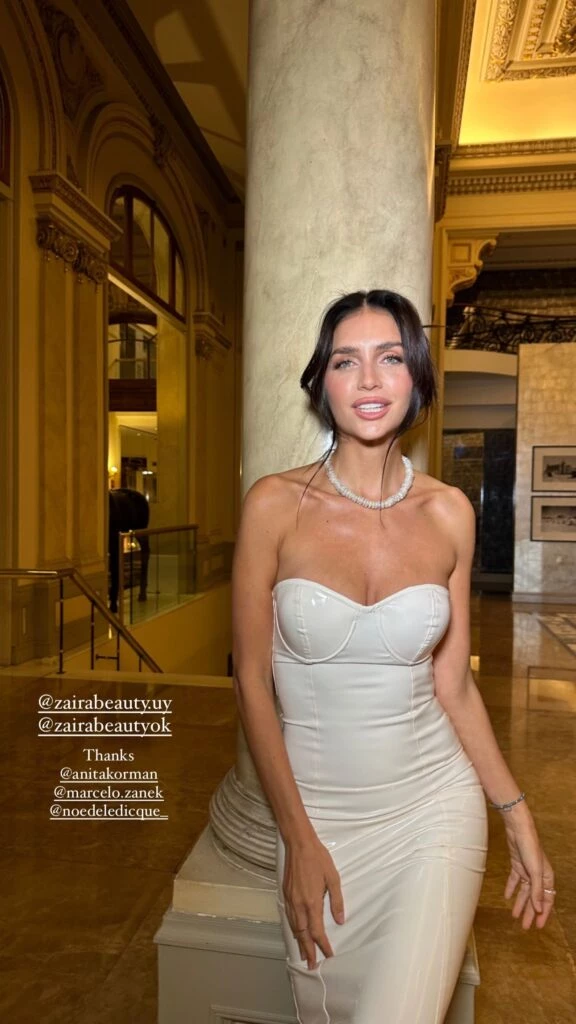 Zaira Nara cautivó con su sensual look