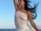 Zaira Nara con vestido blanco en Ibiza