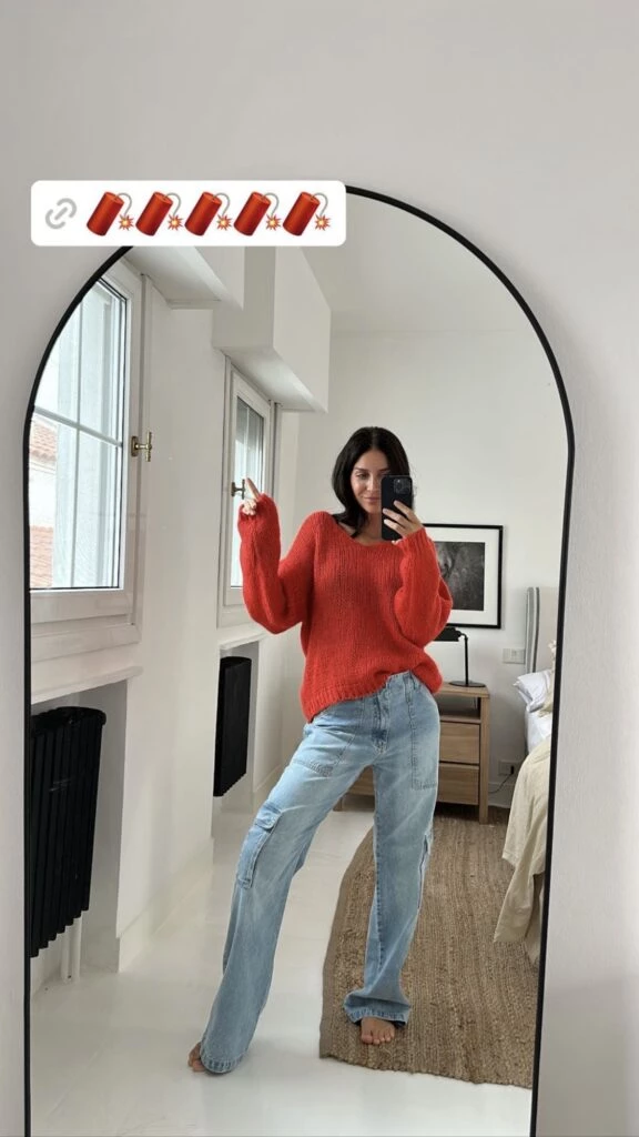 Zaira Nara usó el look ideal para sobrevivir a este miércoles inestable. Foto: Instagram. 