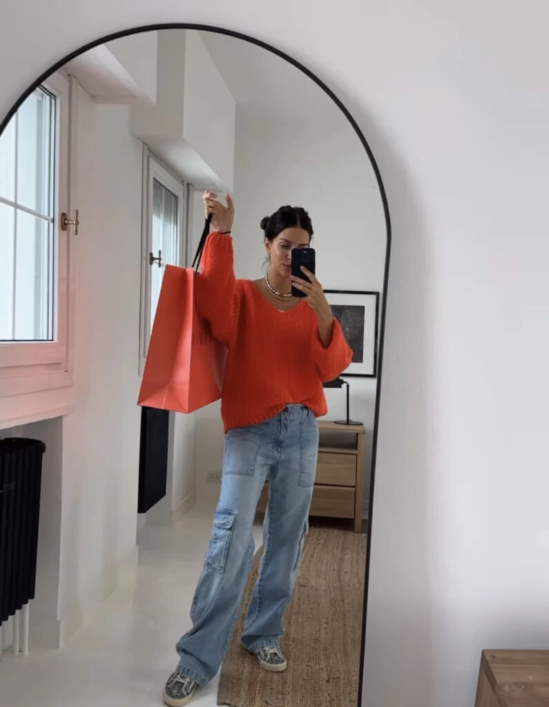 Zaira Nara usó el look ideal para sobrevivir a este miércoles inestable. Foto: Instagram. 